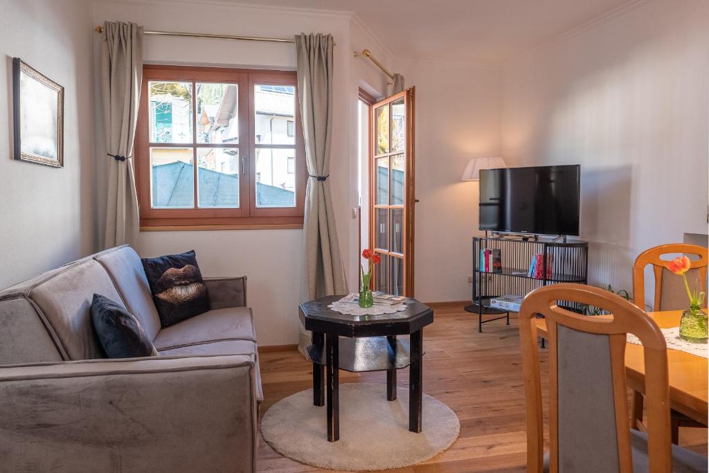 TV a/nebo společenská místnost v ubytování Hotel Zimmerbräu