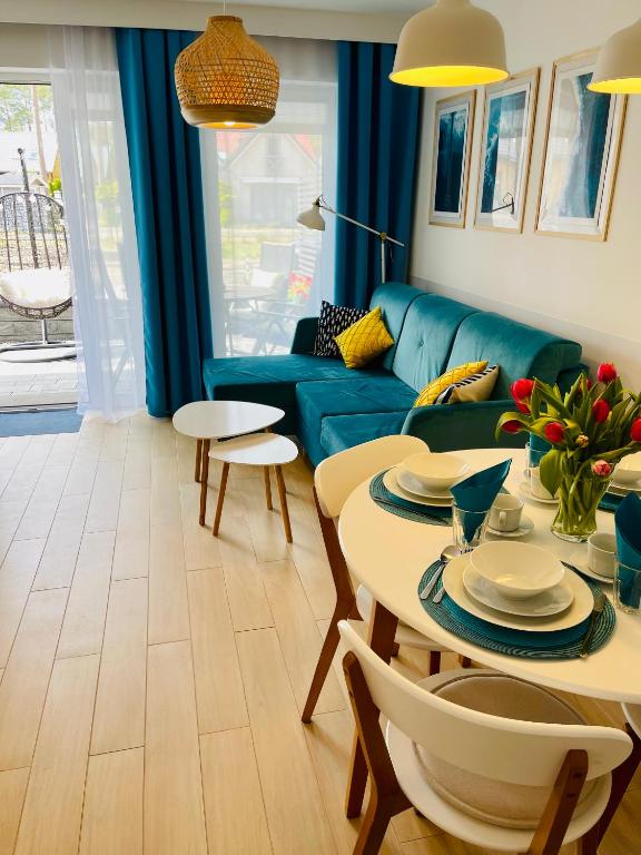 Część wypoczynkowa w obiekcie Apartament Baltic A8 Pobierowo