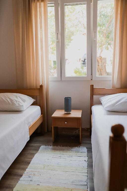 Posteľ alebo postele v izbe v ubytovaní Apartments Prce
