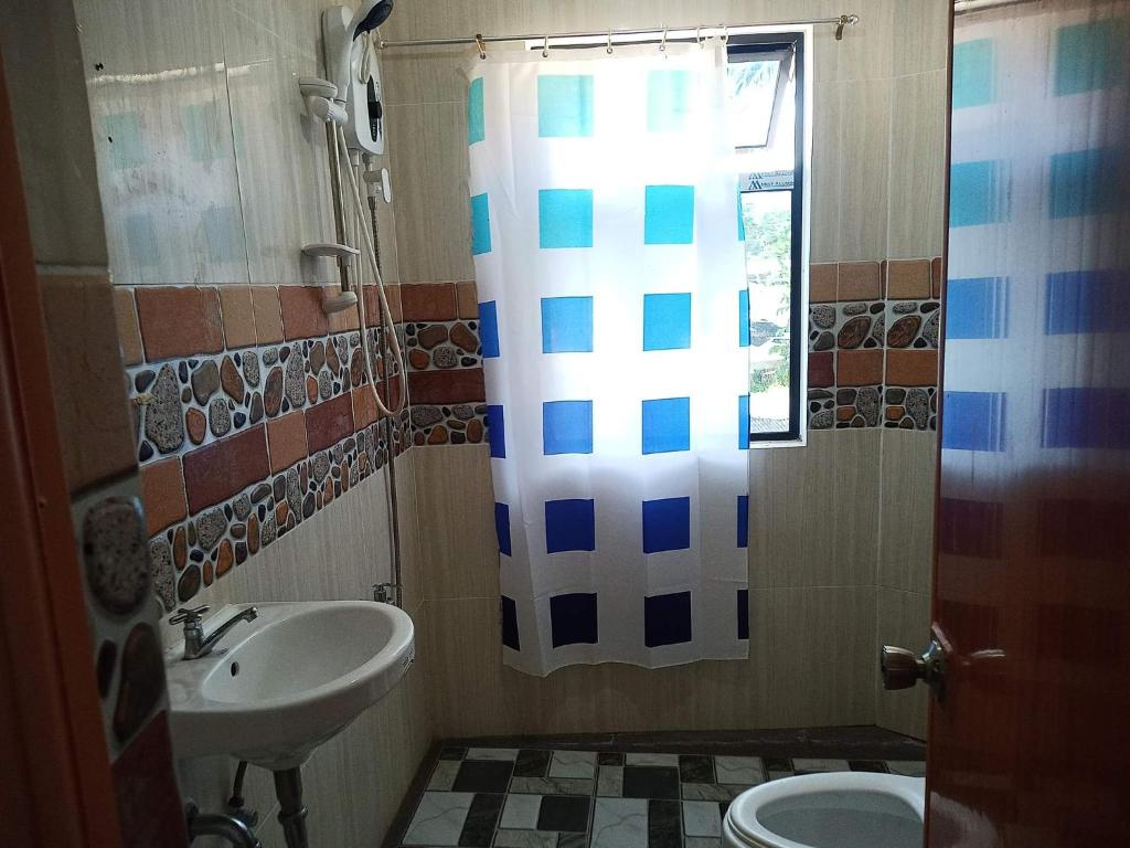 Koupelna v ubytování Catalinas inn