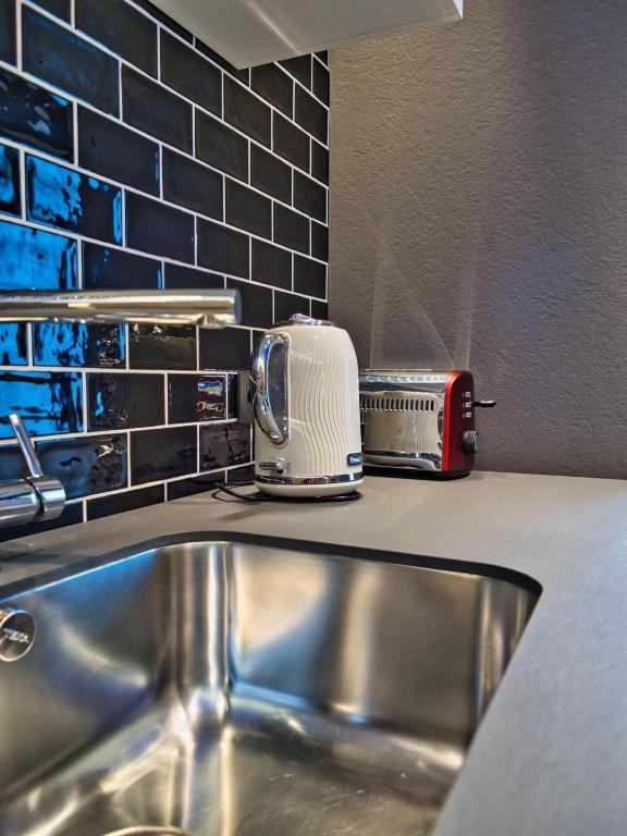 Kuchyň nebo kuchyňský kout v ubytování Apartamentos Valle de Ordesa-Torla