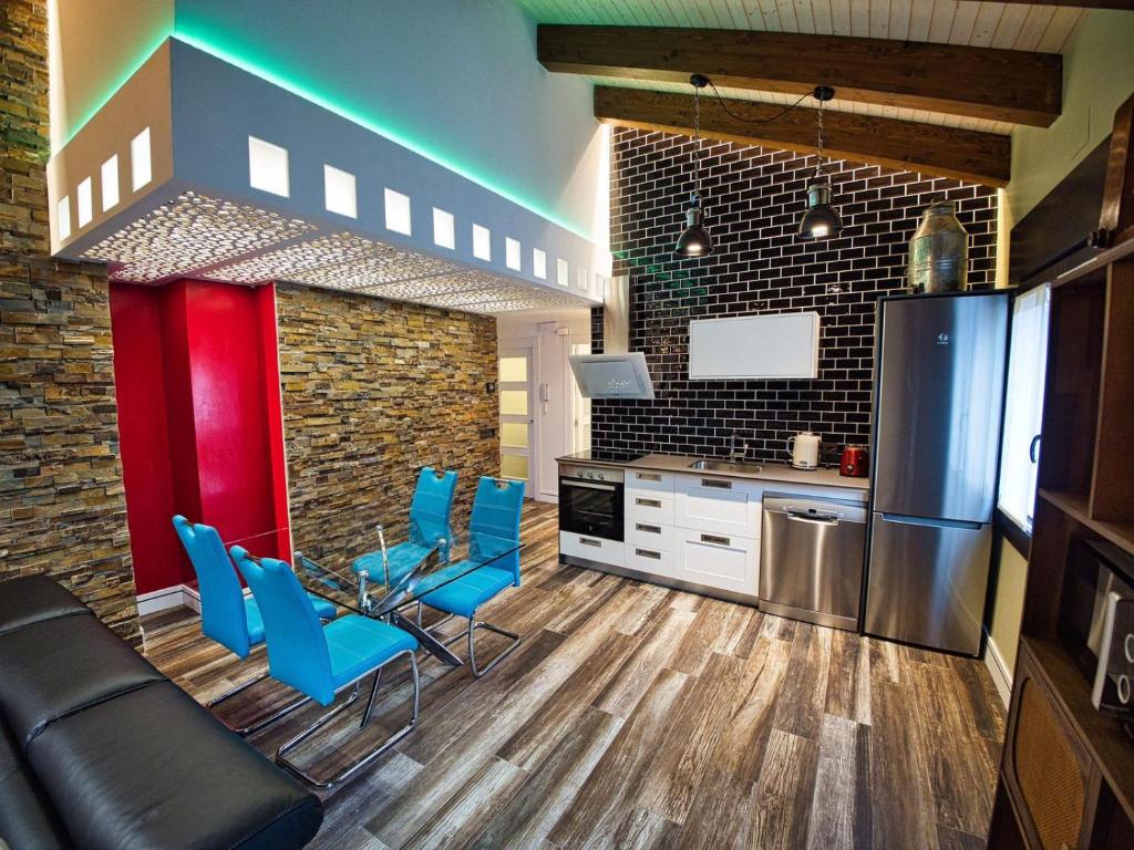 Kuchyň nebo kuchyňský kout v ubytování Apartamentos Valle de Ordesa-Torla