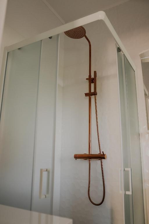 Kúpeľňa v ubytovaní Apartments Prce
