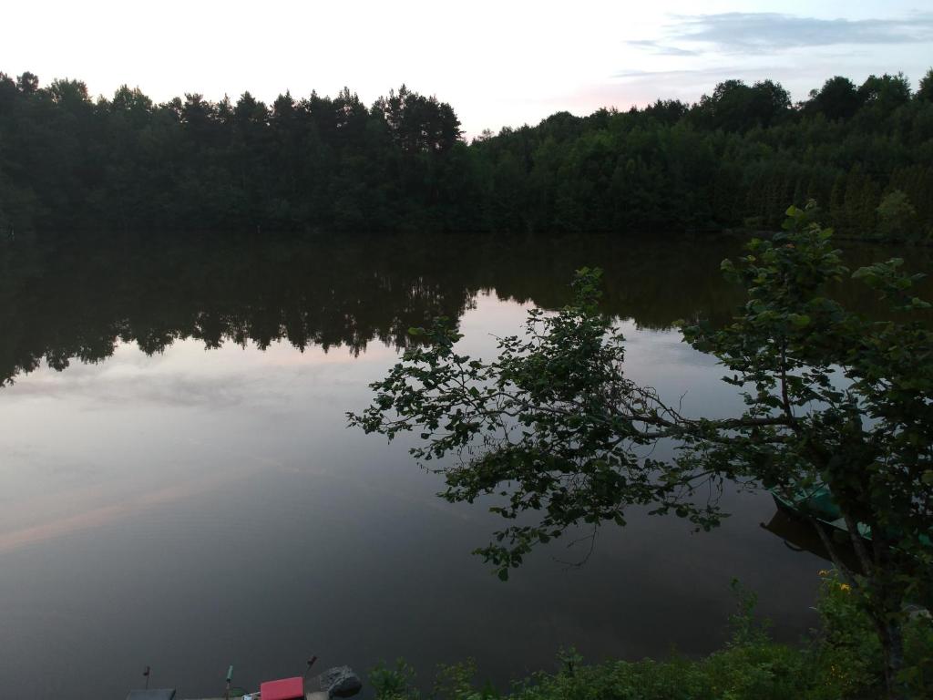 夫洛雷恩le bateau sur lac privé de 2 hectares poissonneux au milieu des