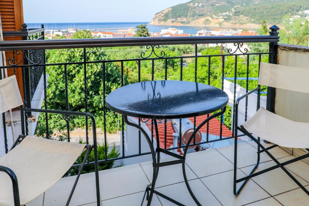 Balkón nebo terasa v ubytování Hotel Aggeliki