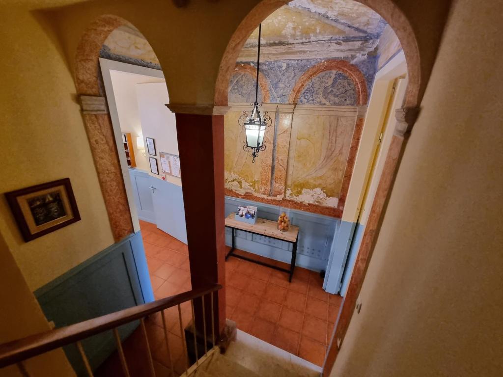 Koupelna v ubytování Hotel Torino