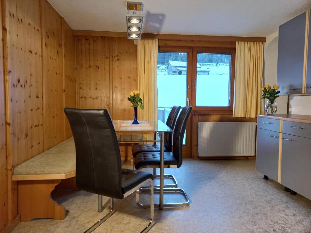 Kuchyň nebo kuchyňský kout v ubytování Ferienwohnung Stelzis