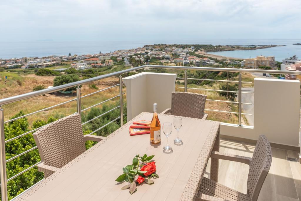 Balkón alebo terasa v ubytovaní Allview apartments