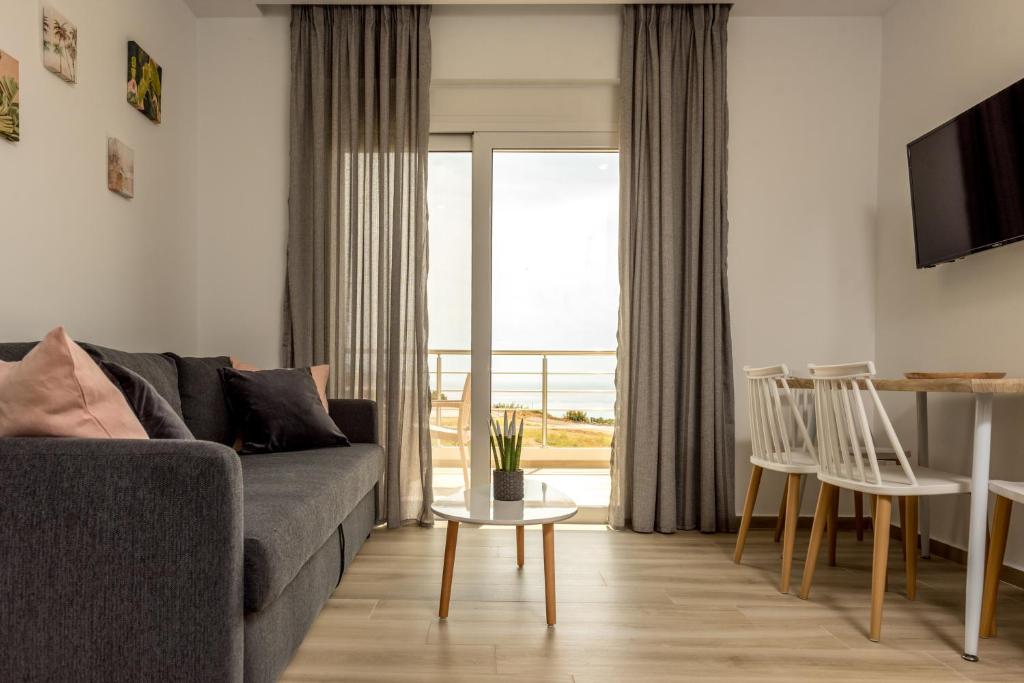 Posezení v ubytování Allview apartments