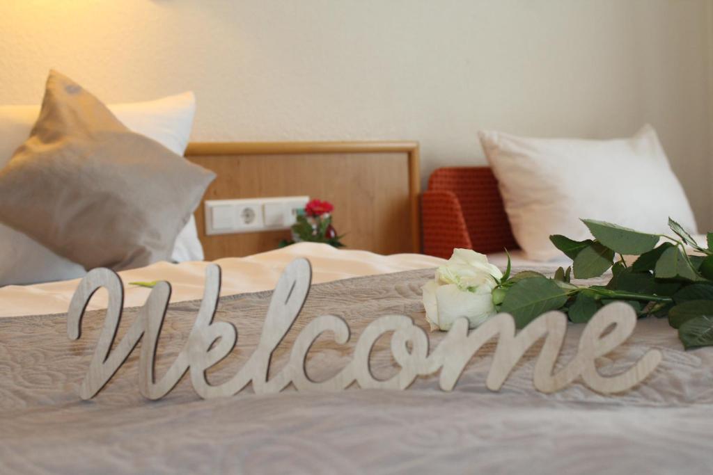 Voodi või voodid majutusasutuse Hotel Austria Stuttgart-City toas