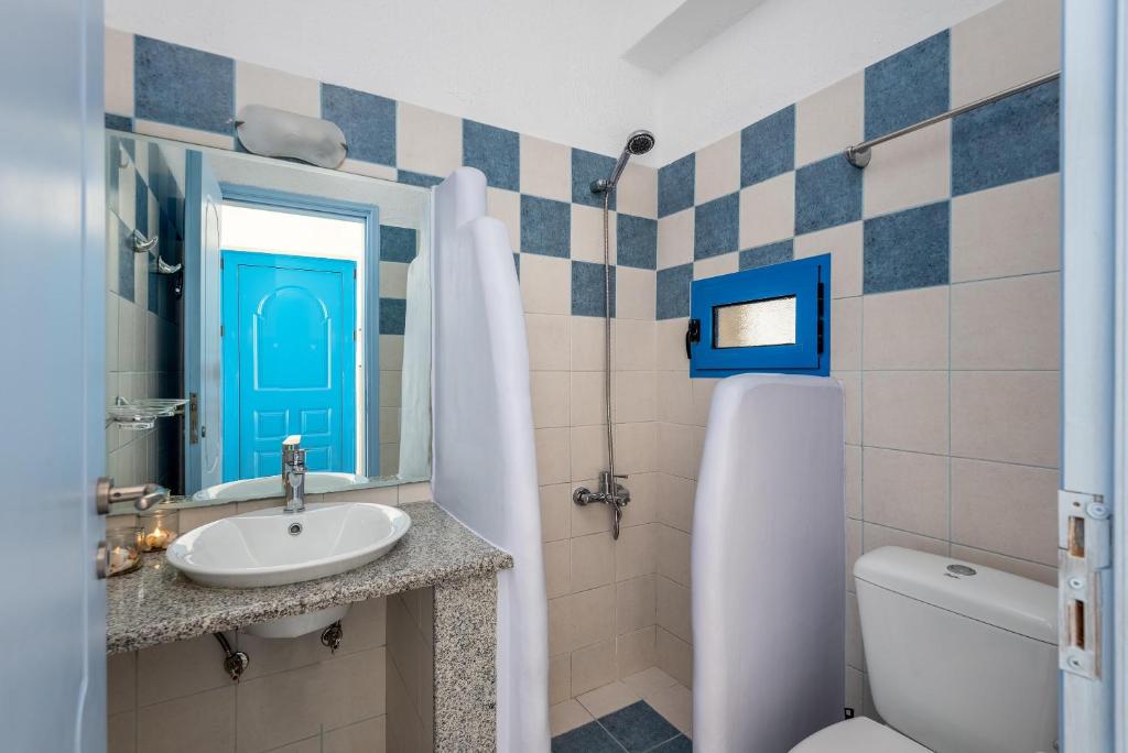 Koupelna v ubytování Agnanti Beach Apartments