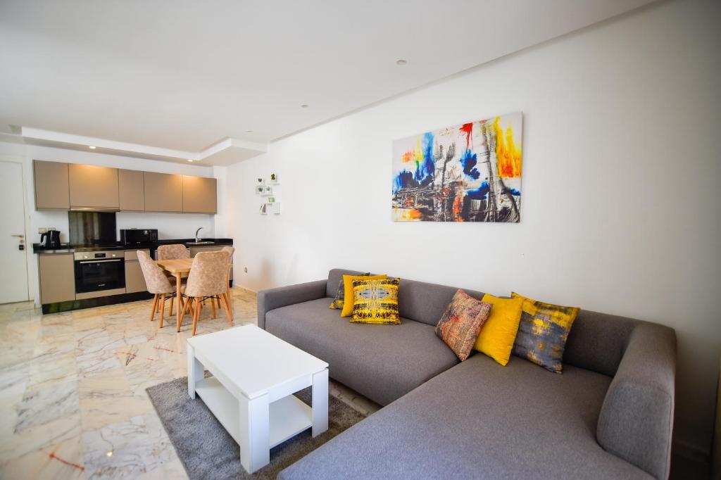 Kuchyň nebo kuchyňský kout v ubytování Family Aparthotel