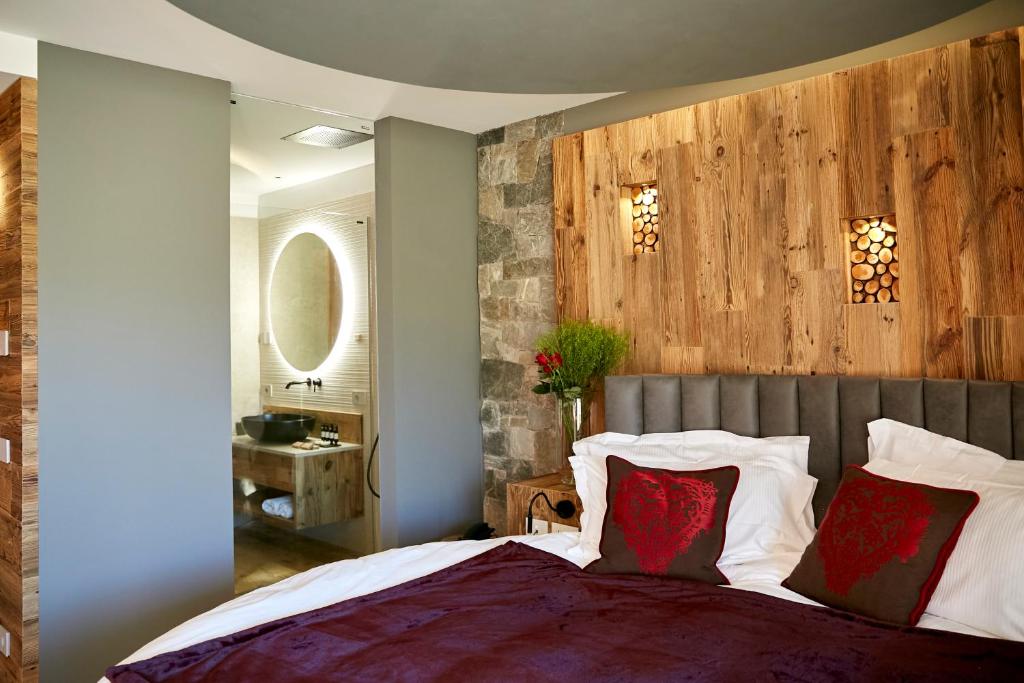 Posteľ alebo postele v izbe v ubytovaní RESORT VALFORMICA