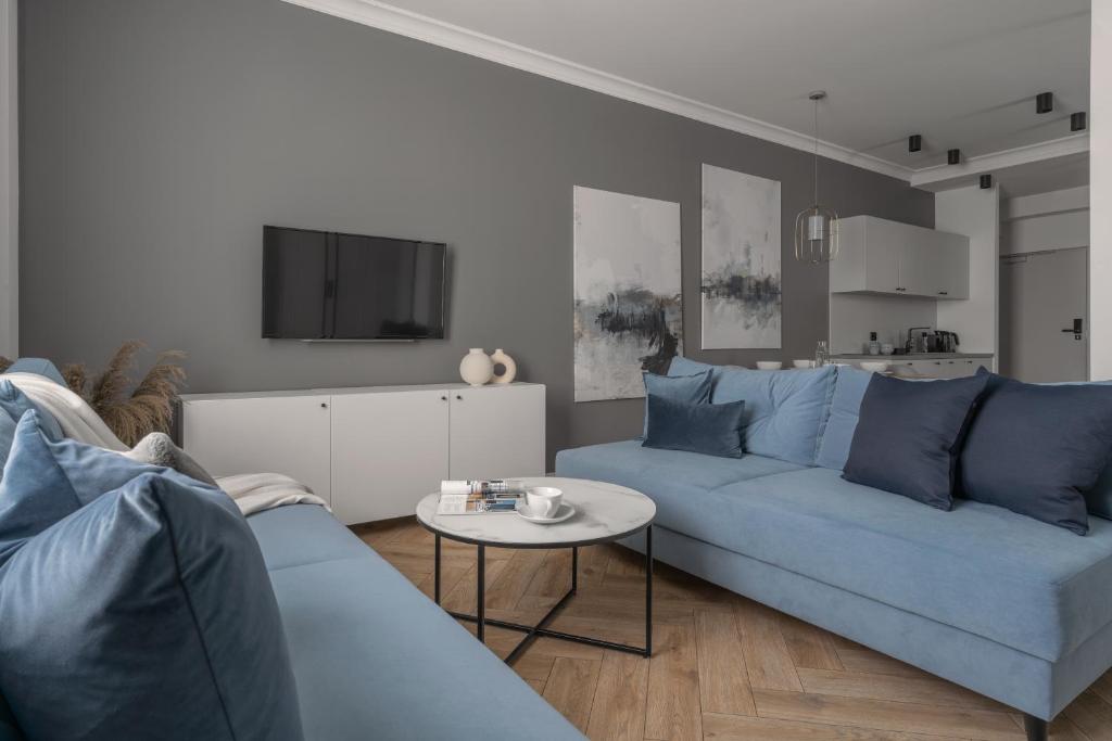 Posedenie v ubytovaní APARTIO ROOMS Katowice