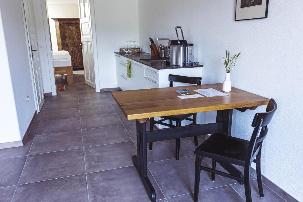 Kuchnia lub aneks kuchenny w obiekcie Goldberg Appartement