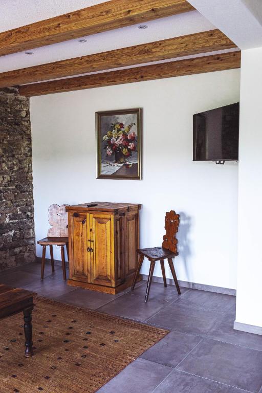 Telewizja i/lub zestaw kina domowego w obiekcie Goldberg Appartement