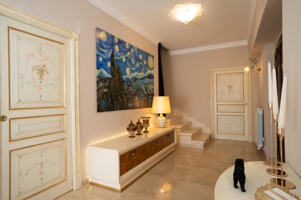 Posezení v ubytování Il Castellaccio Bed & Breakfast