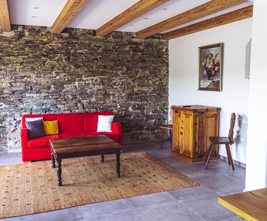 Część wypoczynkowa w obiekcie Goldberg Appartement