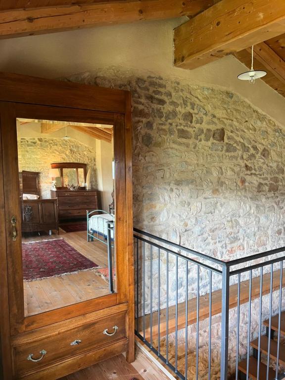 Postel nebo postele na pokoji v ubytování Agriturismo Il Conte Vassallo