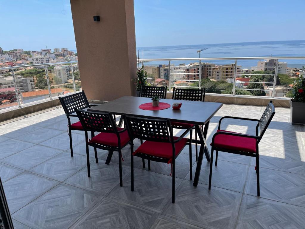 Balkón nebo terasa v ubytování M Apartments