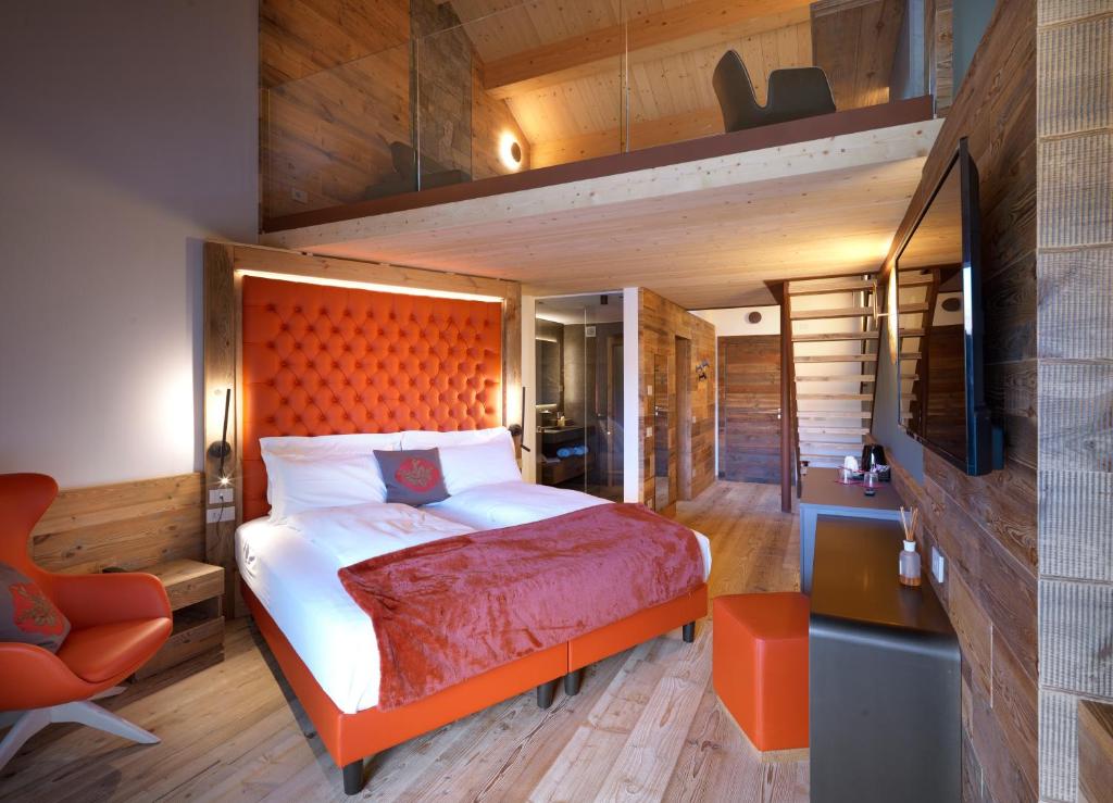 Posteľ alebo postele v izbe v ubytovaní RESORT VALFORMICA