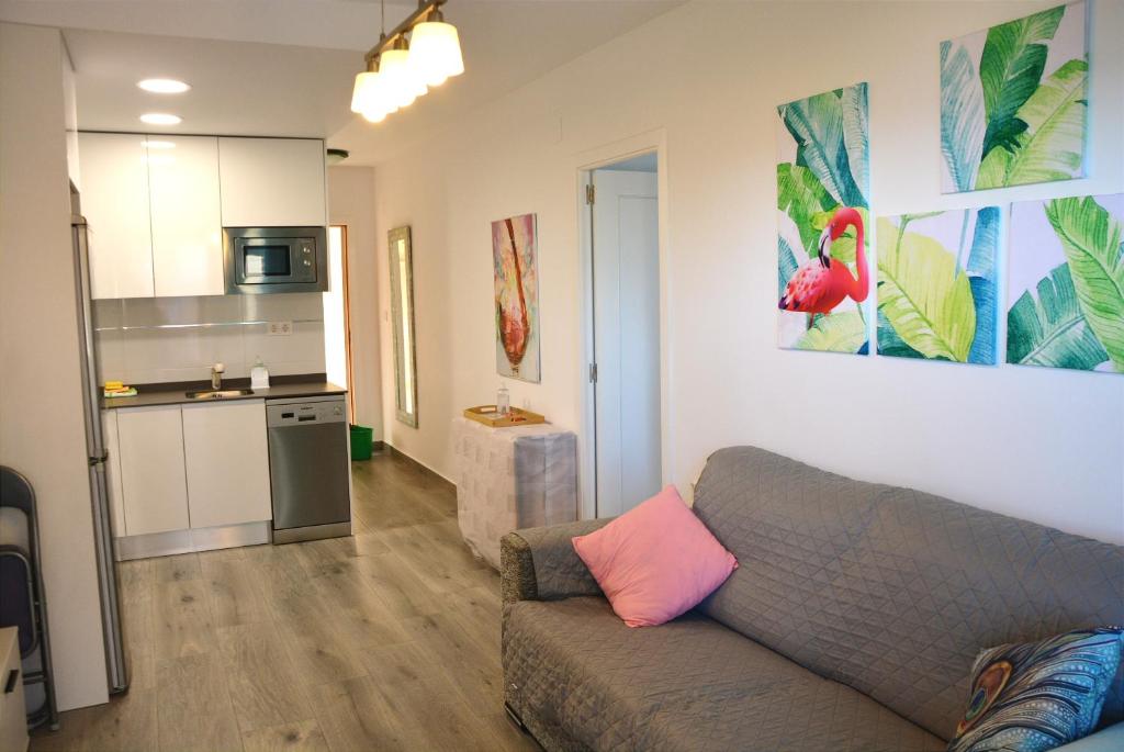 Kuchyň nebo kuchyňský kout v ubytování El Apartamento De Papá - Mil Palmeras
