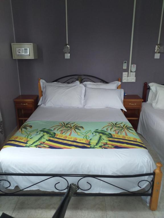 Postel nebo postele na pokoji v ubytování Tyvabro Guesthouse