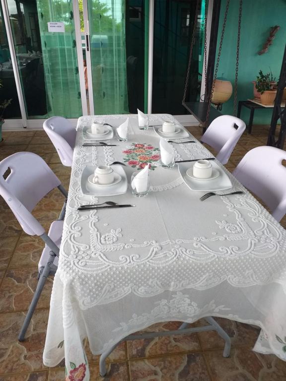 Restaurace v ubytování Tyvabro Guesthouse