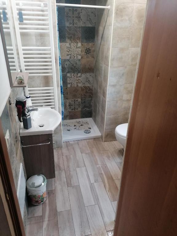 Koupelna v ubytování Casa Immacolata Affittacamere