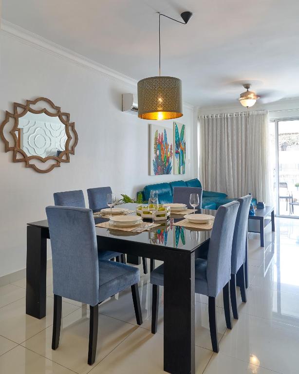 Posezení v ubytování Apartamento en zona privilegiada de Santo Domingo RD