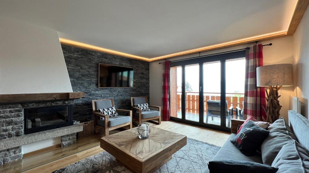 Istumisnurk majutusasutuses Zenith Views by Villars Luxury
