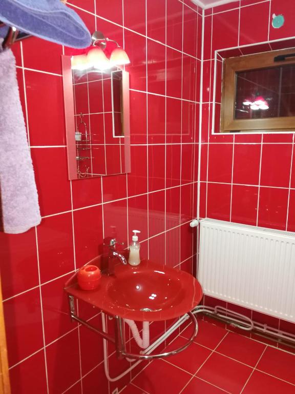 Koupelna v ubytování Casa Alesi