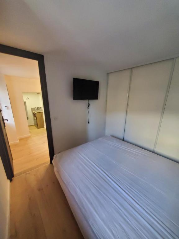 Łóżko lub łóżka w pokoju w obiekcie Casa Straboni