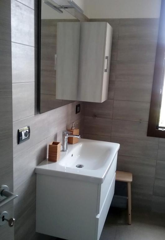 Koupelna v ubytování B&B da Rosella