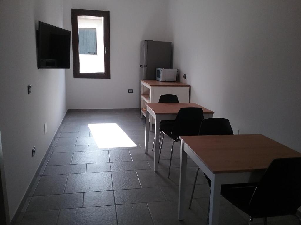 TV a/nebo společenská místnost v ubytování B&B da Rosella
