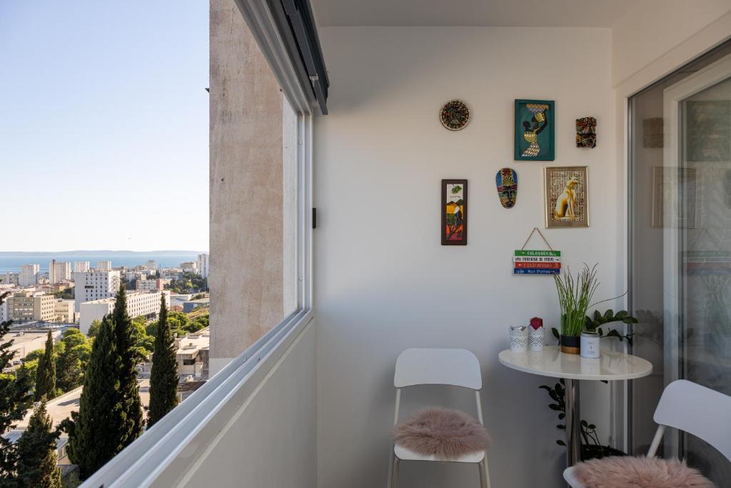 Balkón alebo terasa v ubytovaní Apartment Amour Luxe