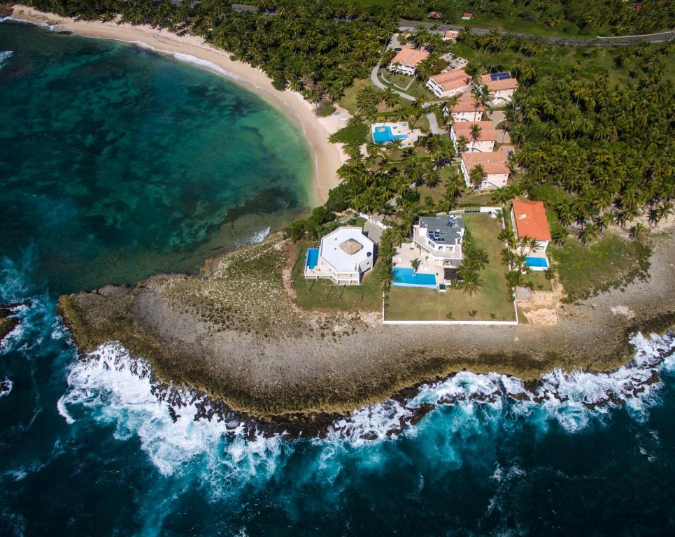 Letecký snímek ubytování Villa Oceanfront Beach Access And Swim Pool Samana