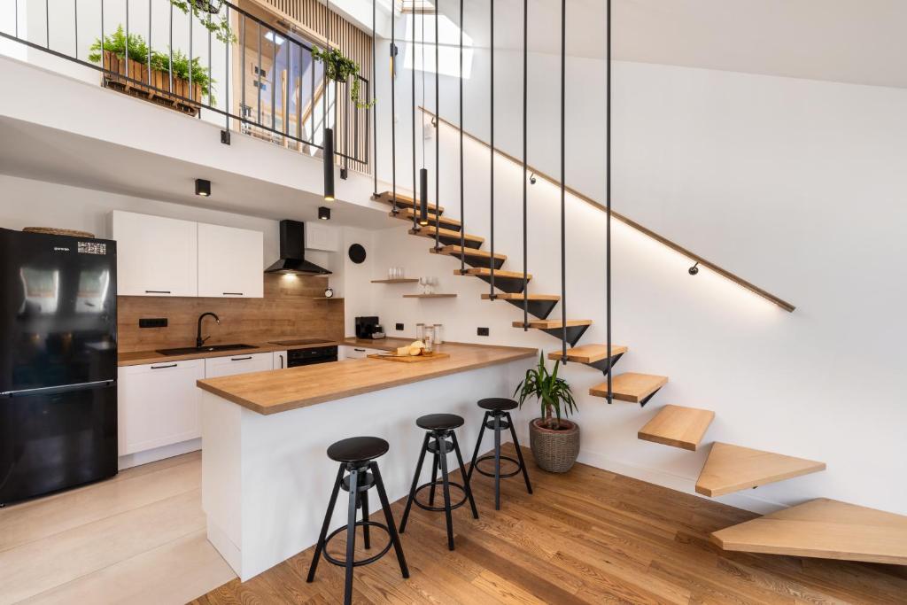 Majoituspaikan Aria Suite & SPA Dubrovnik keittiö tai keittotila