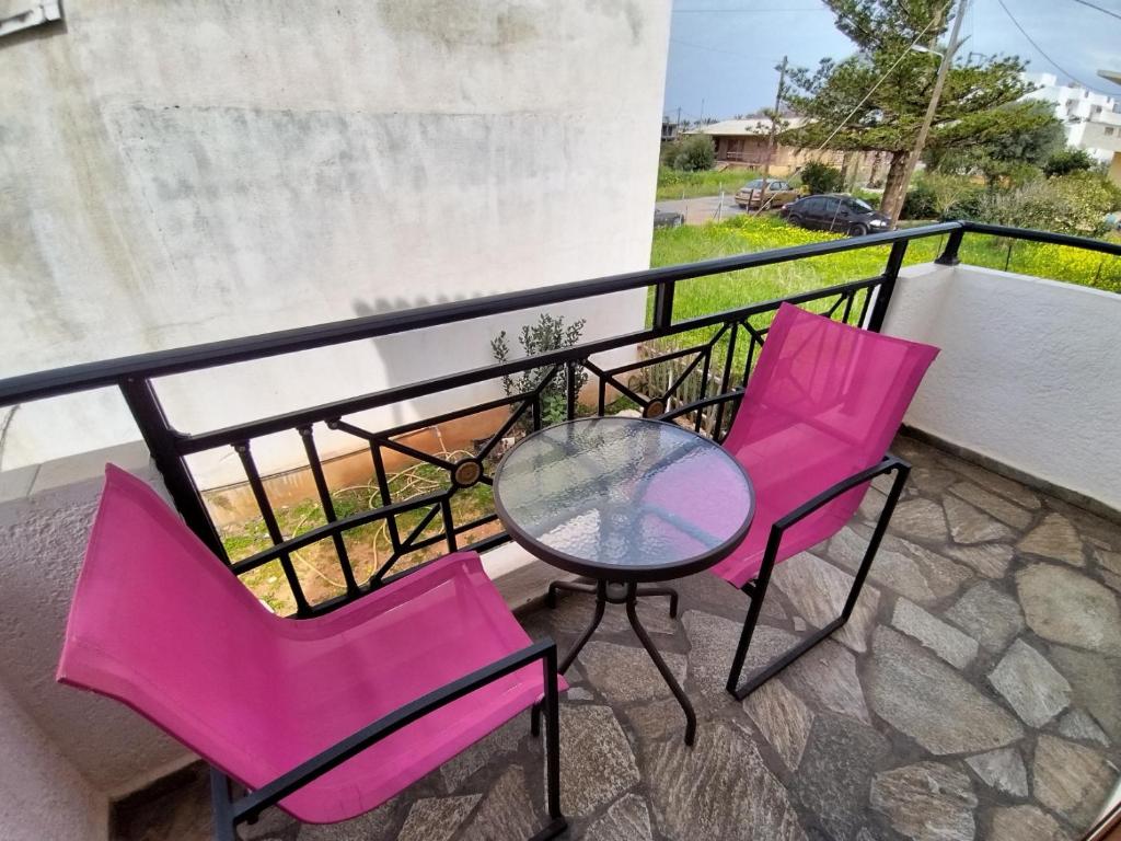 Balkon lub taras w obiekcie Koula Apartments