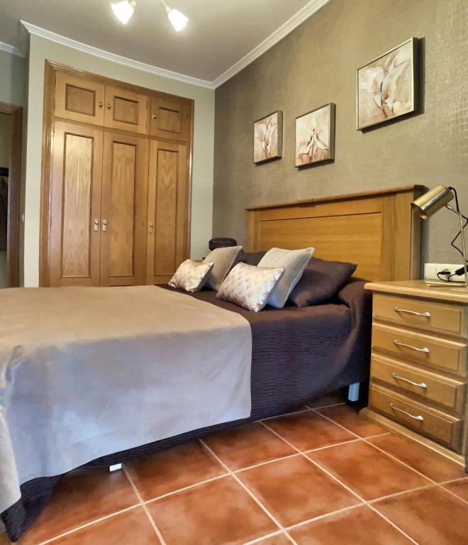 Posteľ alebo postele v izbe v ubytovaní Apartamento turístico en Sanxenxo