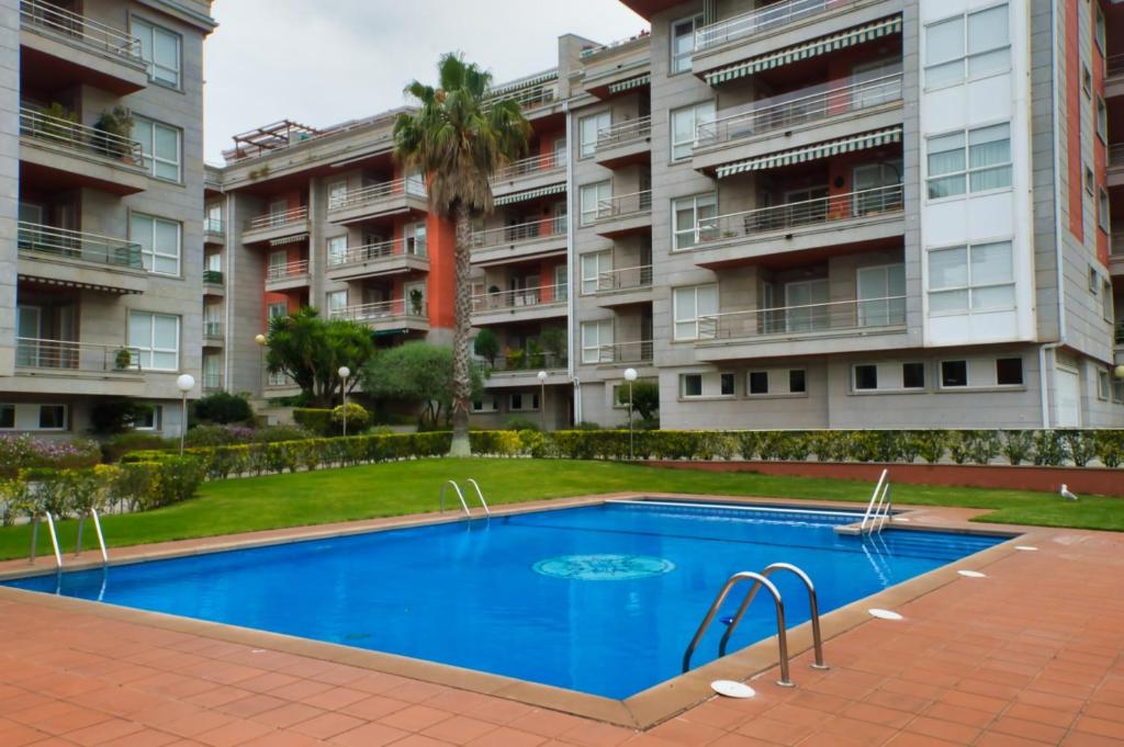 Bazén v ubytovaní Apartamento turístico en Sanxenxo alebo v jeho blízkosti