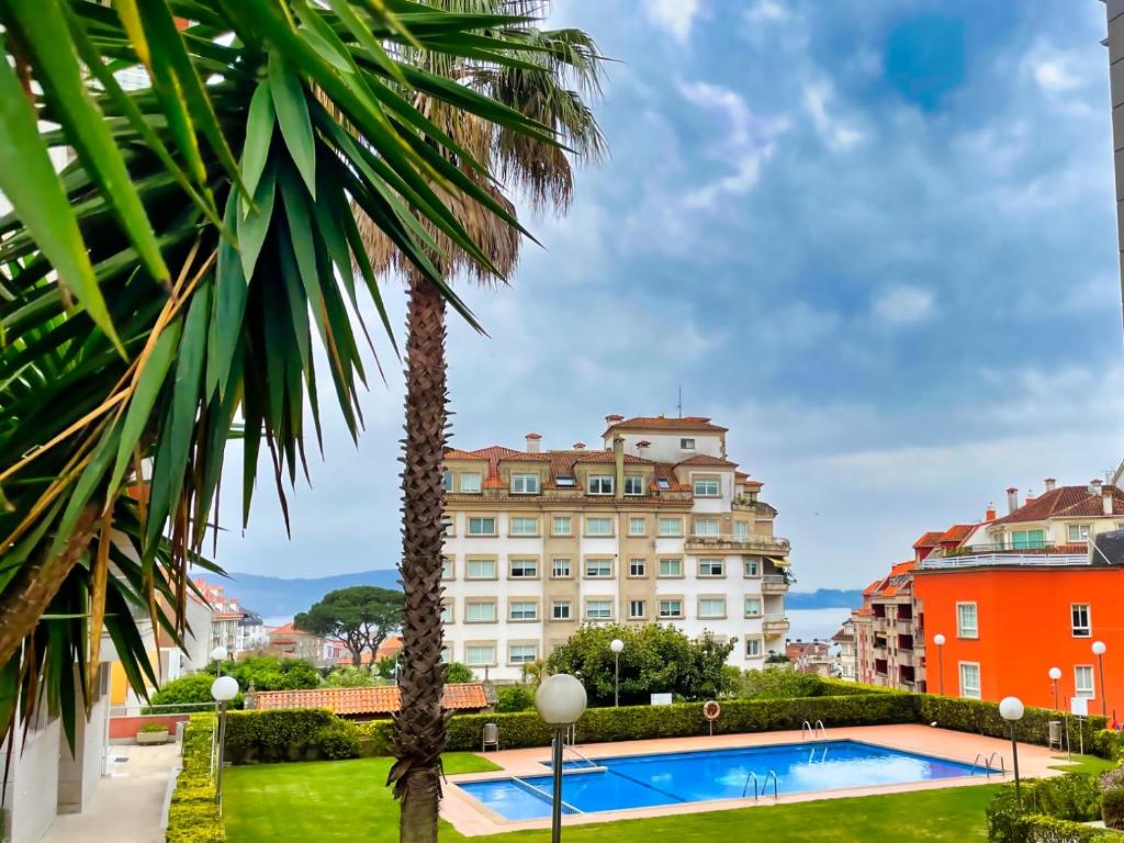 Bazén v ubytovaní Apartamento turístico en Sanxenxo alebo v jeho blízkosti