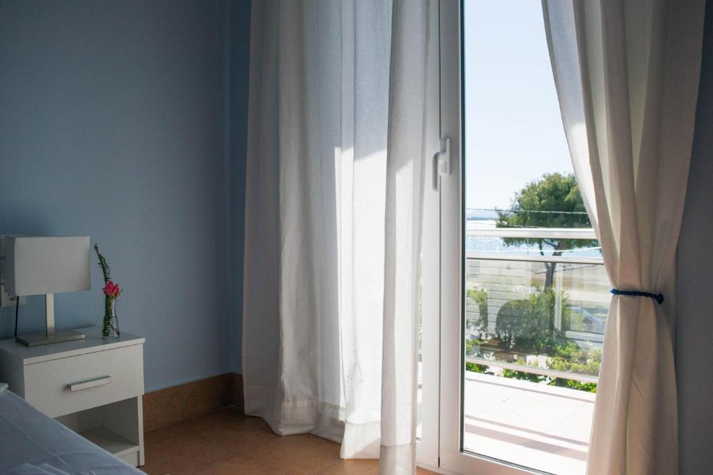Balkón nebo terasa v ubytování Mirtia Hotel