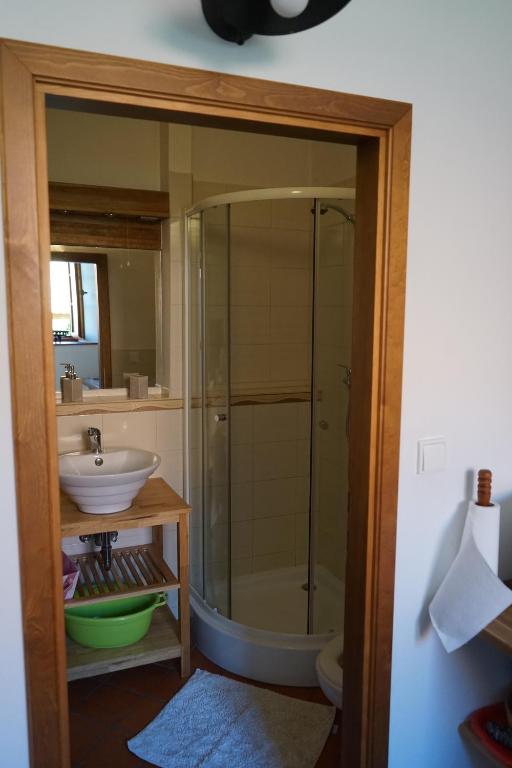 Vannituba majutusasutuses Apartmány Statek Číměř