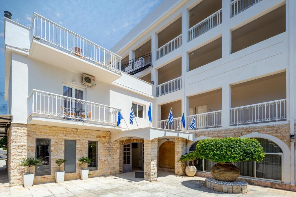 Balkón nebo terasa v ubytování Oasis Hotel
