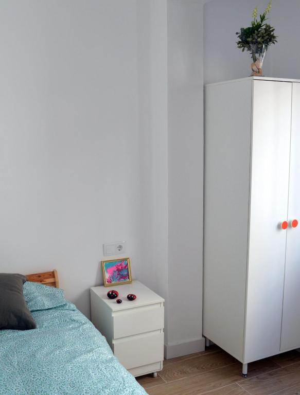Postel nebo postele na pokoji v ubytování Apartamento en centro de Ferrol