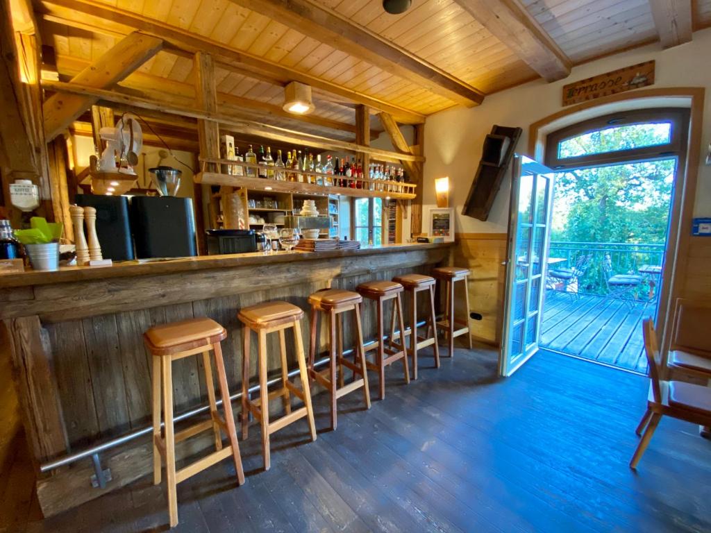Lounge nebo bar v ubytování Ölmühle Eberstedt