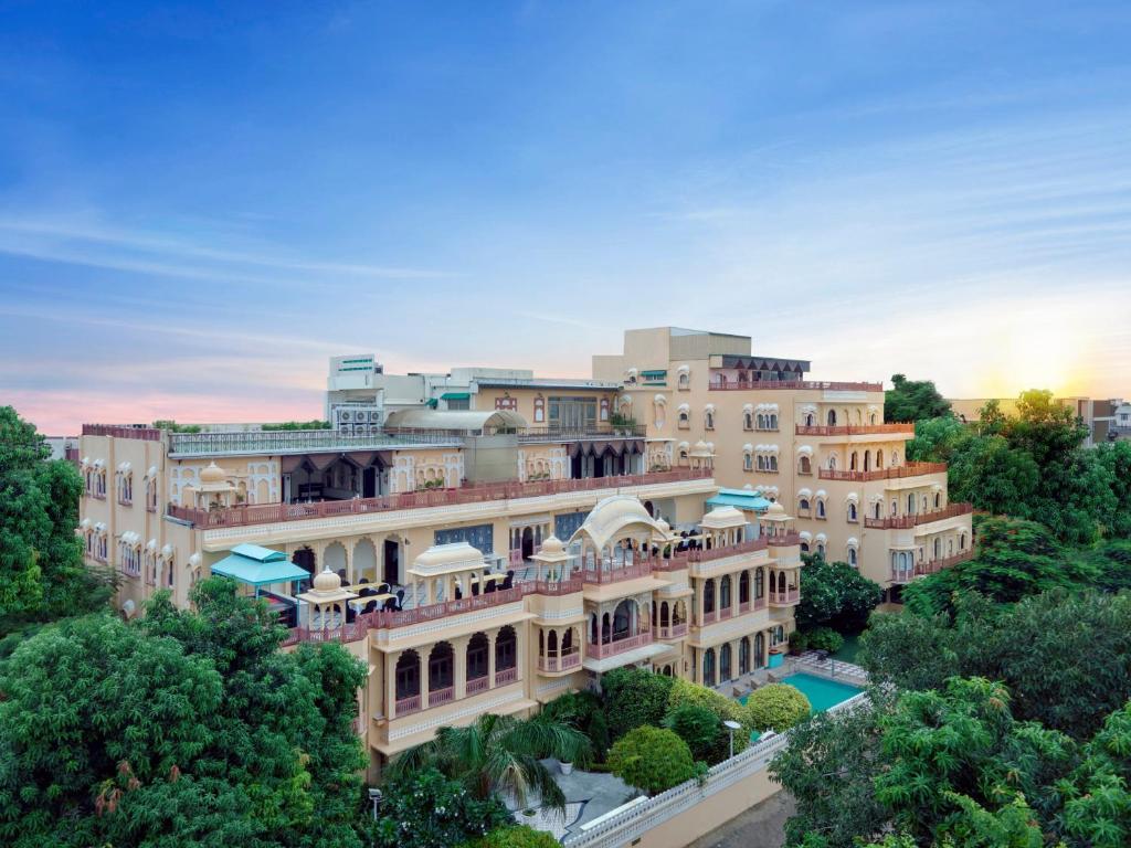 vista aerea di un edificio di Shahpura House a Jaipur