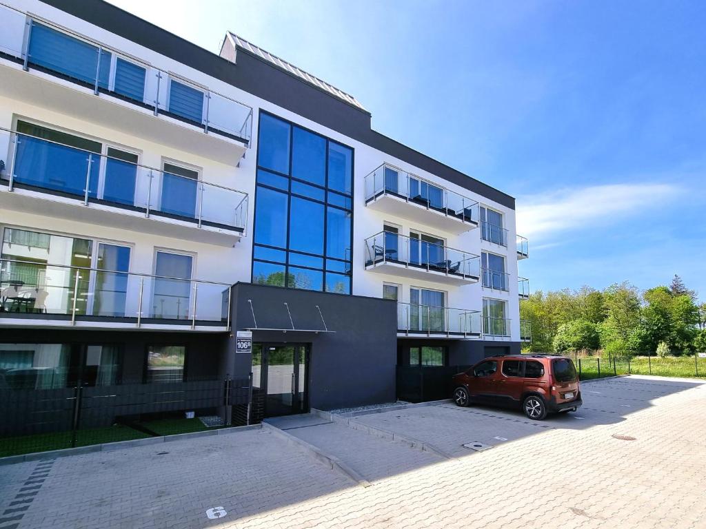 Budova, v ktorej sa apartmán nachádza