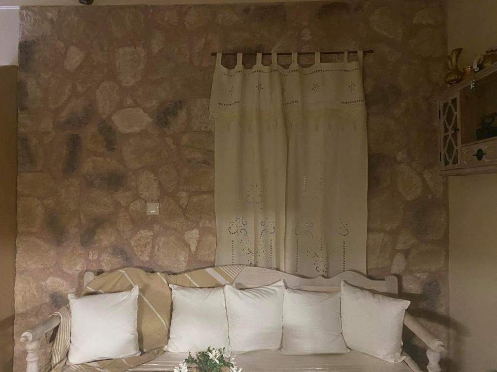 Postel nebo postele na pokoji v ubytování Avas studios